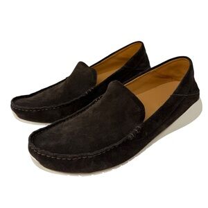 OluKai Ka'a Loafer Slip on Shoes Men's Size 13 Dark Brown suede leather New